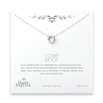 bridal+love+knot+necklace%2C+sterling+silver