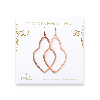 bridal+earrings%2C+always+beautiful+empress%2C+rose+gold+dipped