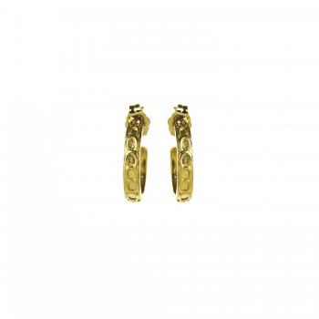 gifts+to+go+collection+small+gold+dipped+links+hoop+earrings