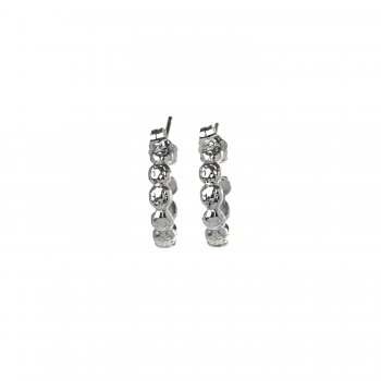 gifts+to+go+collection+small+silver+dipped+flower+hoop+earrings