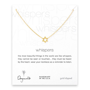 whispers+jewish+star+necklace%2C+gold+dipped