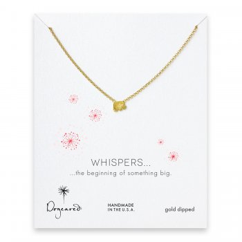 whispers+elephant+necklace%2C+gold+dipped