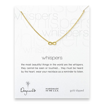 whispers+infinity+necklace%2C+gold+dipped