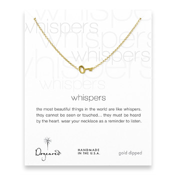 whispers+simple+key+necklace%2C+gold+dipped