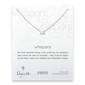whispers+elephant+necklace%2C+sterling+silver