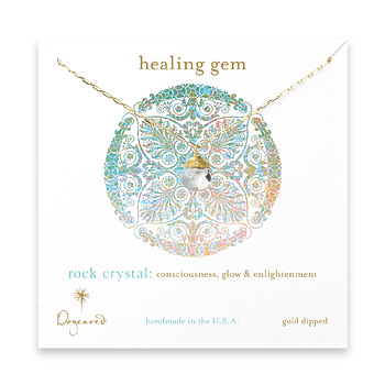 healing+gem+briolette+rock+crystal+necklace%2C+gold+dipped