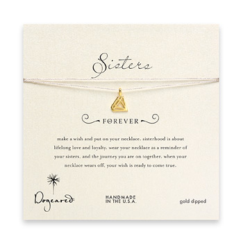 sorority+sisters+forever+make+a+wish+necklace+with+gold+dipped+big+diamond+on+taupe+thread