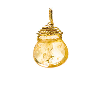 citrine+briolette+gem%2C+gold+dipped