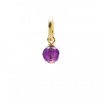 amethyst+round+faceted+gem%2C+gold+dipped