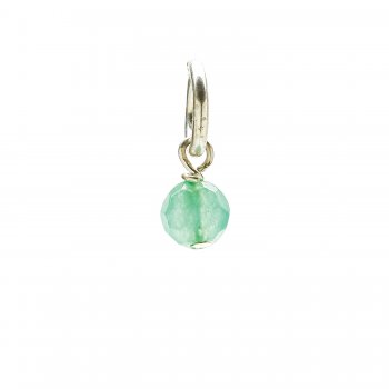 aventurine+round+faceted+gem%2C+sterling+sliver