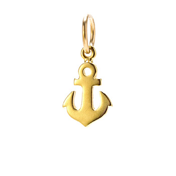 smooth+anchor+charm%2C+gold+dipped