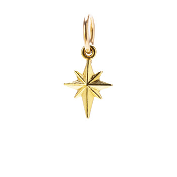 north+star+charm%2C+gold+dipped