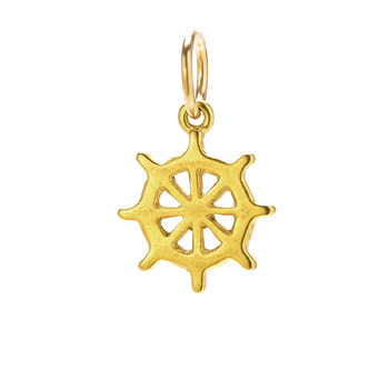 ship+wheel+charm%2C+gold+dipped