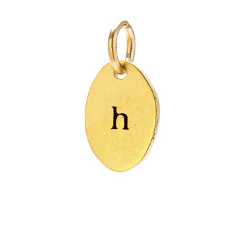 %22H%22+charm%2C+gold+dipped