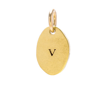 %22V%22+charm%2C+gold+dipped