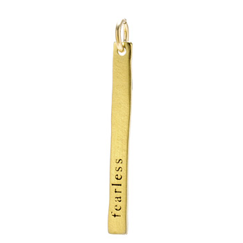 %22fearless%22+stick+charm%2C+gold+dipped