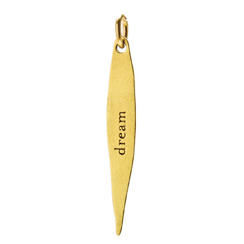 %22dream%22+pointe+charm%2C+gold+dipped