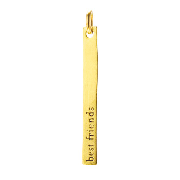 %22best+friends%22+stick+charm%2C+gold+dipped