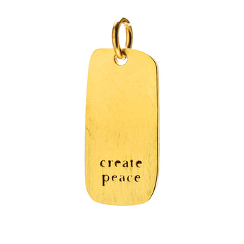 %22create+peace%22+charm%2C+gold+dipped