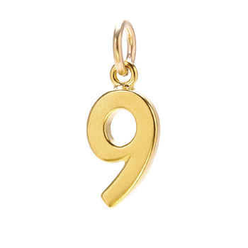 number+%229%22+charm%2C+gold+dipped