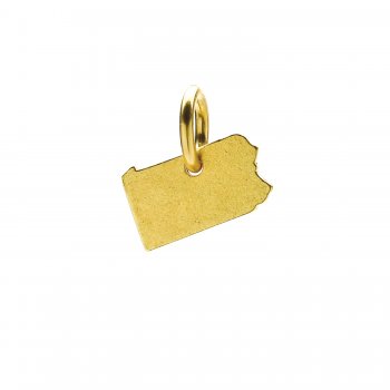 pennsylvania+charm%2C+gold+dipped