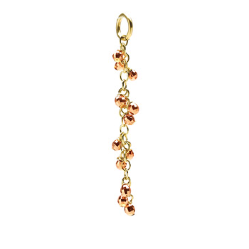 cascading+disco+beads%2C+rose+gold+dipped