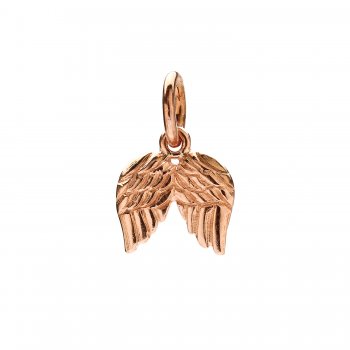 angel+wings+charm%2C+rose+gold