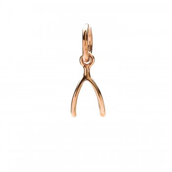 teeny+wishbone+charm%2C+rose+gold