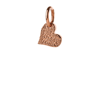 hopeFULL heart charm, rose gold