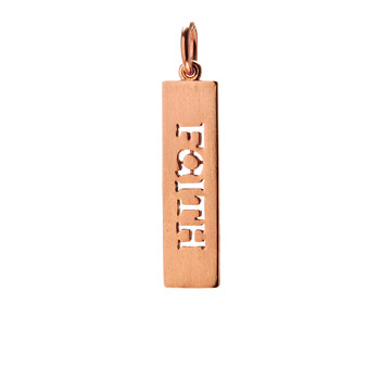 %22faith%22+word+charm%2C+rose+gold+dipped