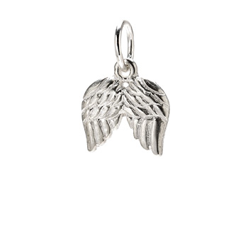 angel+wings+charm%2C+sterling+silver