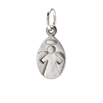 angel+charm%2C+sterling+silver