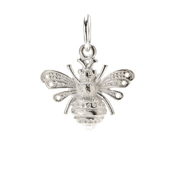 bee+charm%2C+sterling+silver