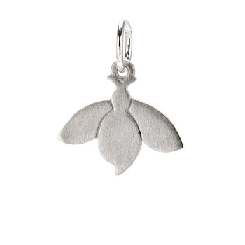 honeybee+charm%2C+sterling+silver