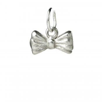 ribbon+bow+charm%2C+sterling+silver
