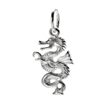 dragon+charm%2C+sterling+silver