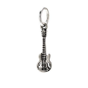 guitar+charm%2C+sterling+silver