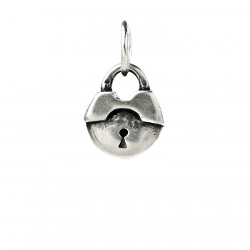 lock+charm%2C+sterling+silver