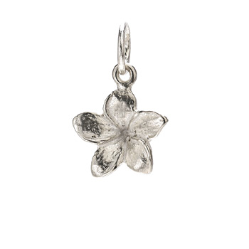 sterling+silver+plumeria+charm