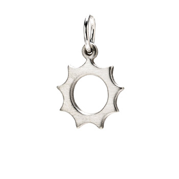 sunny charm, sterling silver