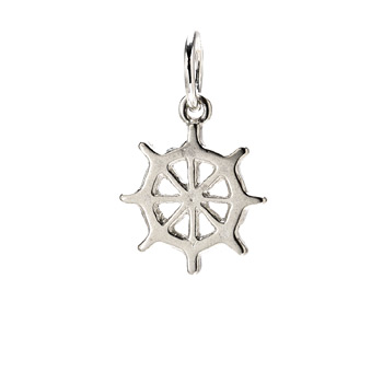 ship+wheel+charm%2C+sterling+silver