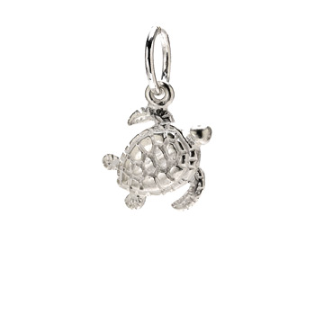 sea+turtle+charm%2C+sterling+silver