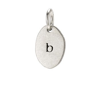 %22B%22+charm%2C+sterling+silver