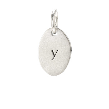%22Y%22+charm%2C+sterling+silver