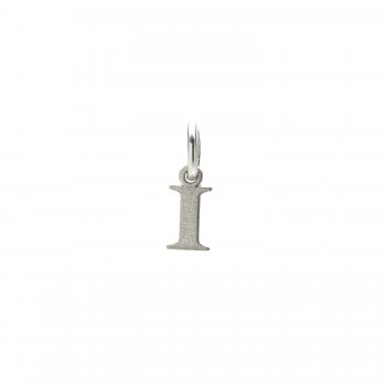 open i charm, sterling silver