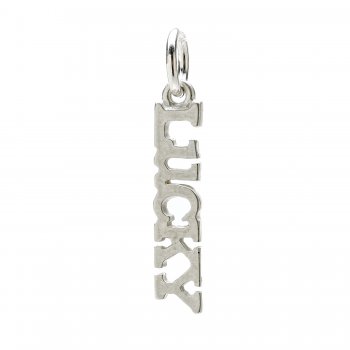 lucky charm, sterling silver