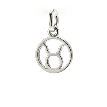 zodiac+%22taurus%22+charm%2C+sterling+silver