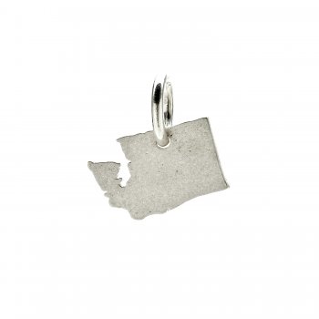 washington charm, sterling silver
