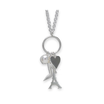 sex and the city sterling silver charm cluster necklace : Dogeared Jewels and Gifts