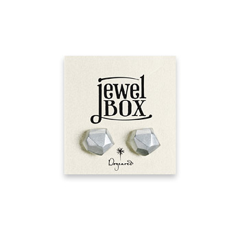 jewel+box+sterling+silver+nugget+stud+earrings